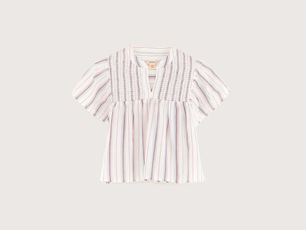 Hanoii cropped blouse (251 / G / STRIPE A) sold by Bellrose