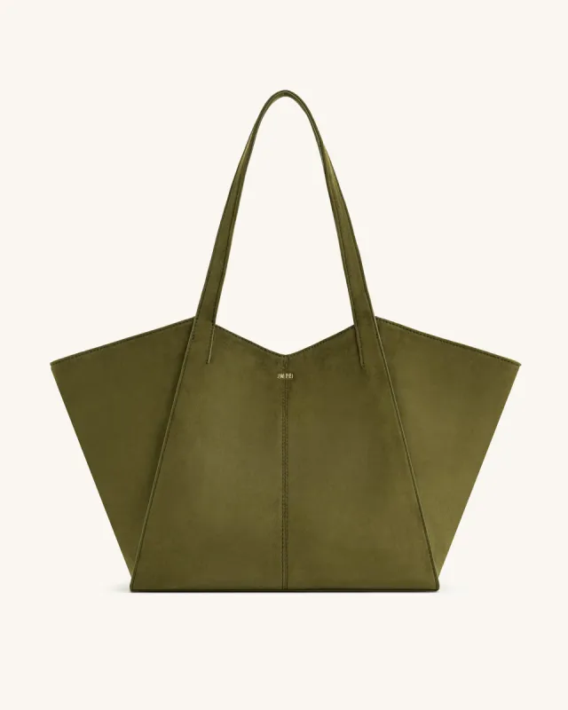 Kiana Large Capacity Tote Bag - Dark Olive sold by JW PEI
