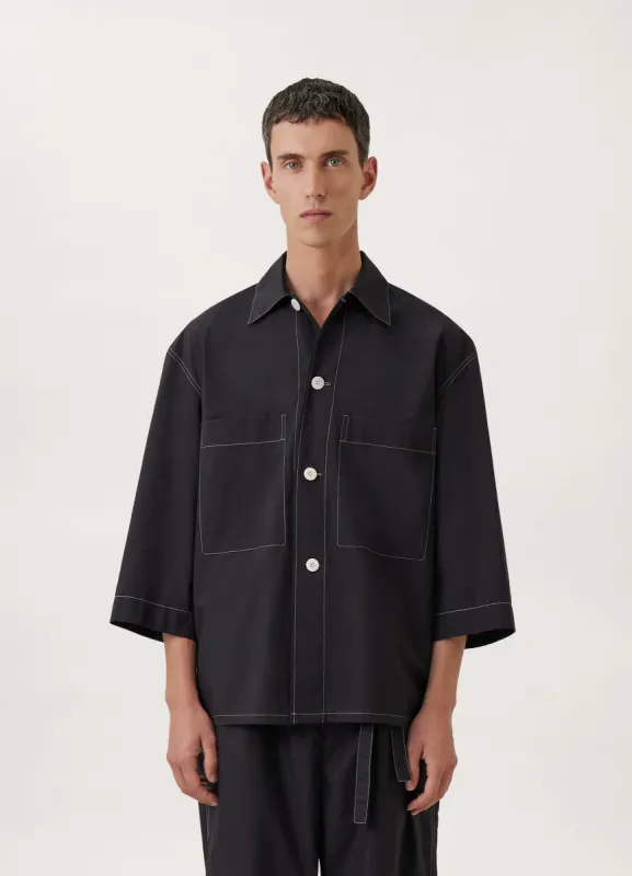 BOXY MILITARY SHIRT sold by Lemaire
