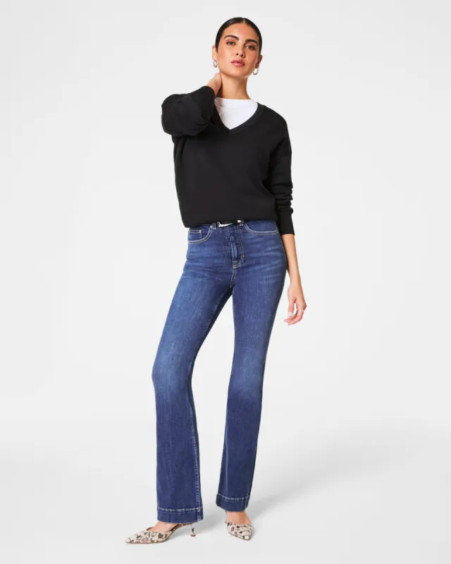 SPANXsculpt™ ReDefine Flare Jeans, Medium Indigo sold by SPANX