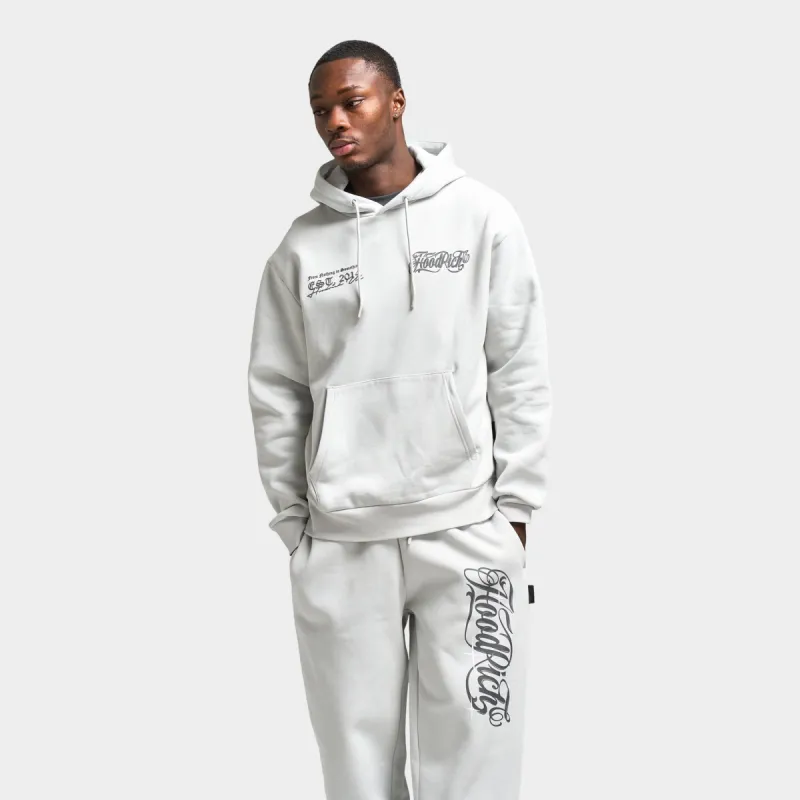 Hoodrich Legacy Oversized Hoodie Dawn Blue / Lava Smoke - Anthracite sold by JD Sports