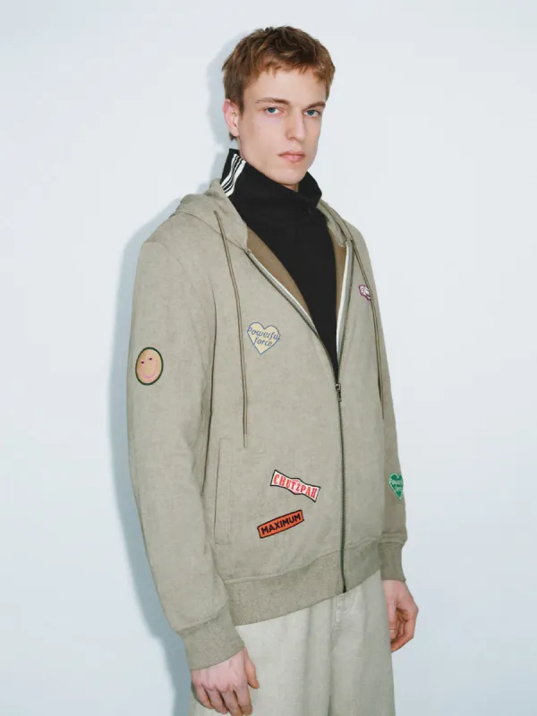 Zip Up Front Hoodie Jackets sold by Urban Revivo