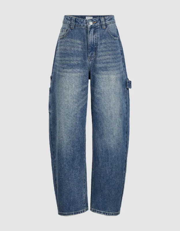 Carrot Fit Pants Jeans sold by Urban Revivo