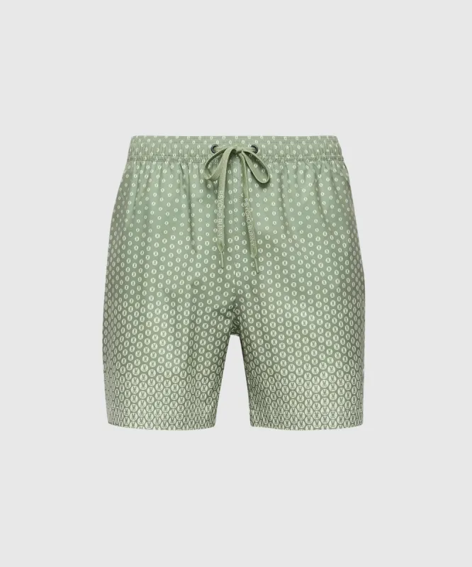 MENS BIG AND TALL BENDIGO PRINTED SWIM TRUNK - B9W619F200 sold by Psycho Bunny