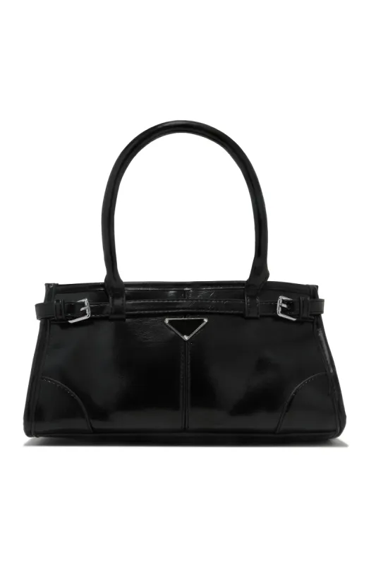 Alette Crossbody Handbag - Black sold by Miss Lola