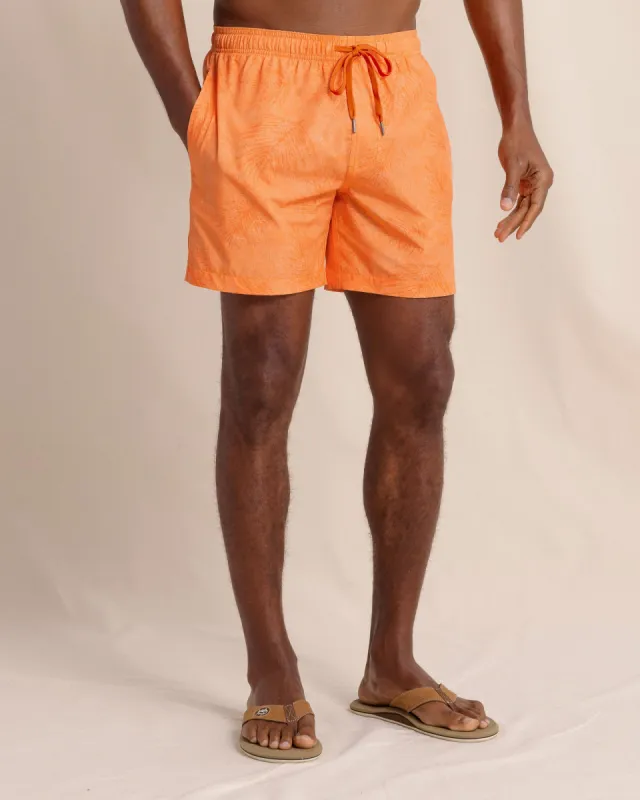 Palm-tree-cation Swim Trunk sold by Southern Tide