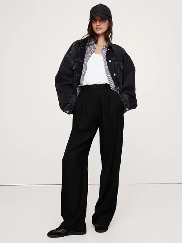 Soho High-Rise Wide-Leg Pant sold by Banana Republic