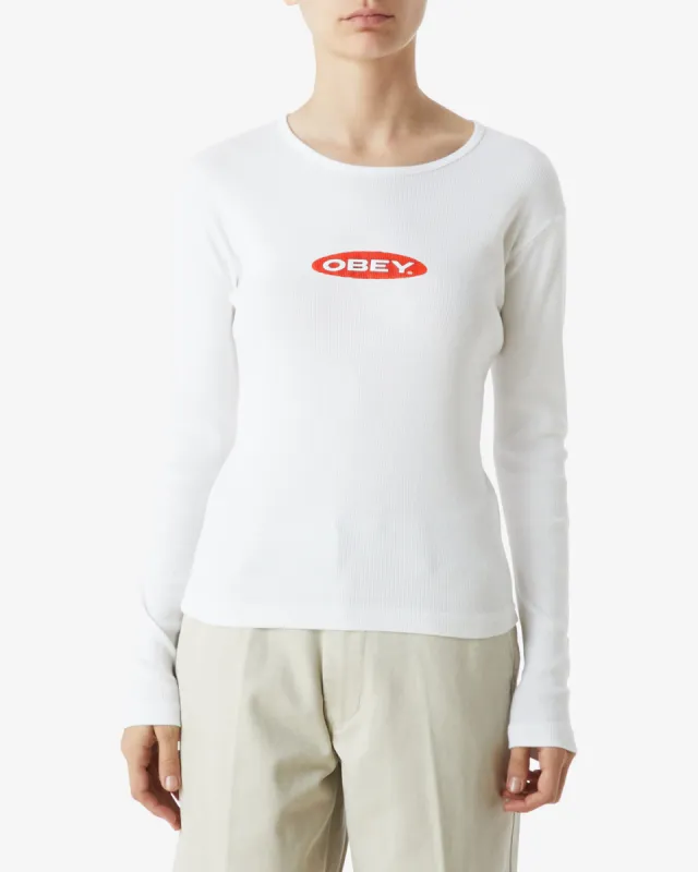 OVAL EMILY LS T-SHIRT sold by Obey
