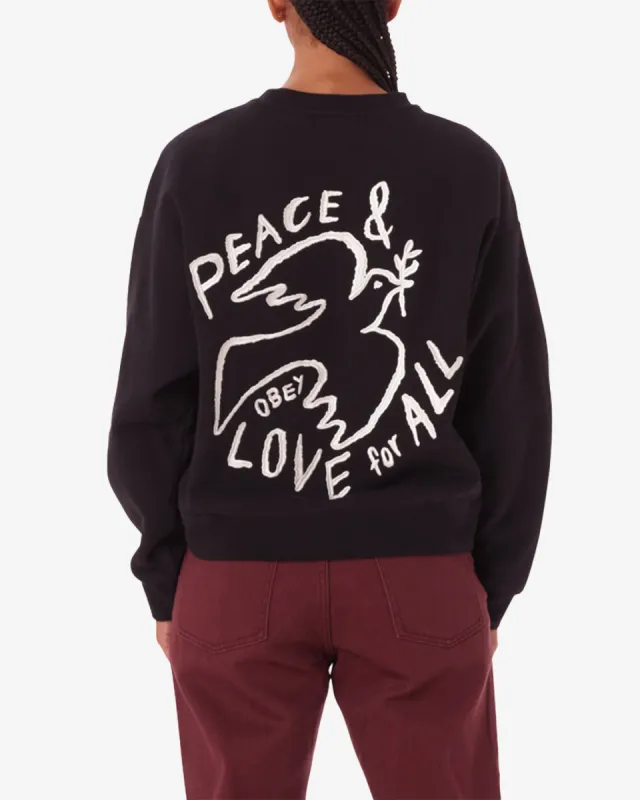 PEACE DOVE CREWNECK sold by Obey