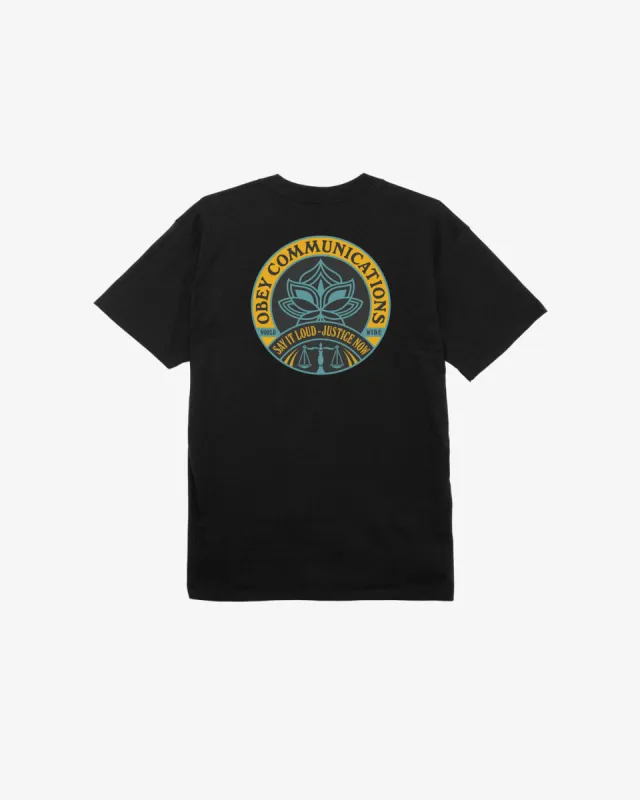 SAY IT LOUD LOTUS CLASSIC T-SHIRT sold by Obey