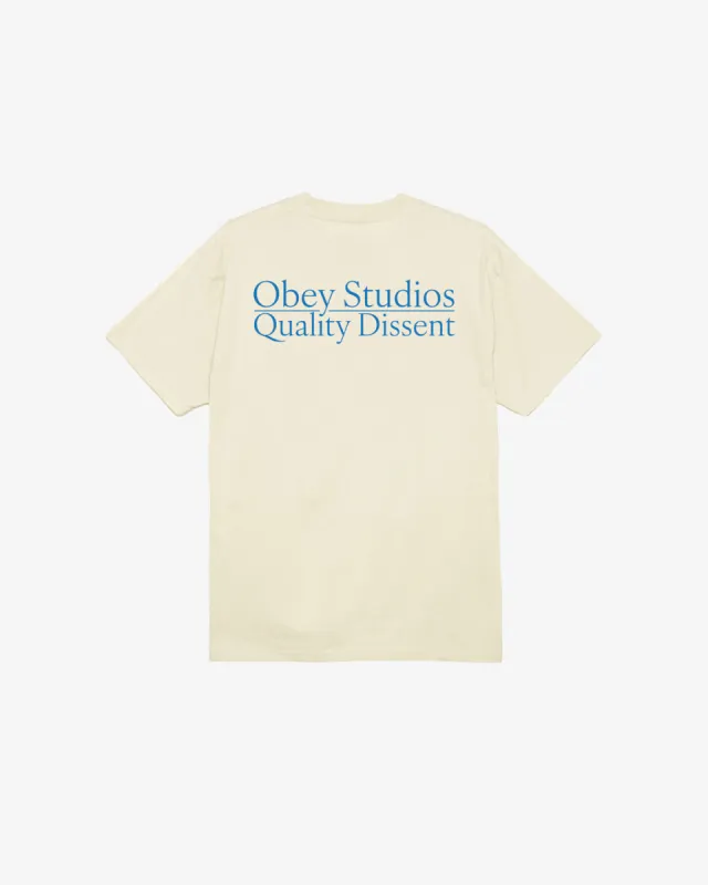 OBEY STUDIOS QUALITY DISSENT CLASSIC T-SHIRT sold by Obey
