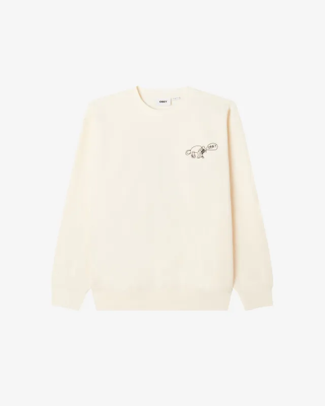 DOG DOODLE CREWNECK sold by Obey