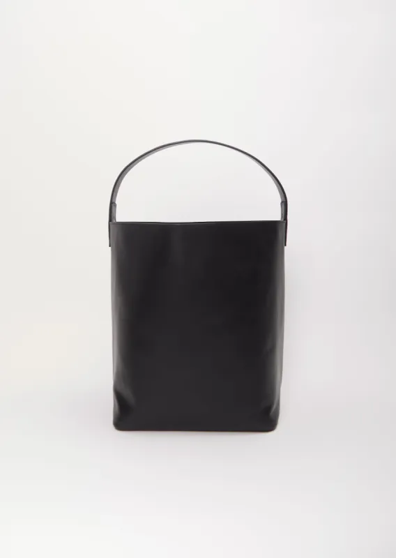 Leather Shoulder Bag — Black sold by La Garconne