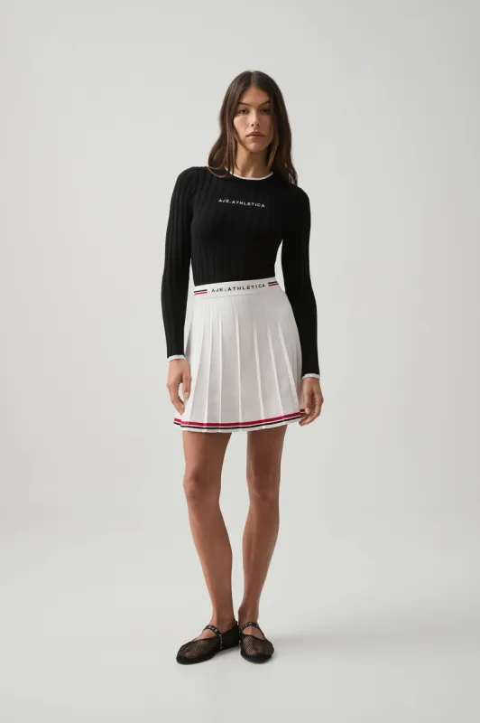 Knit Pleated Skirt 628 sold by Aje