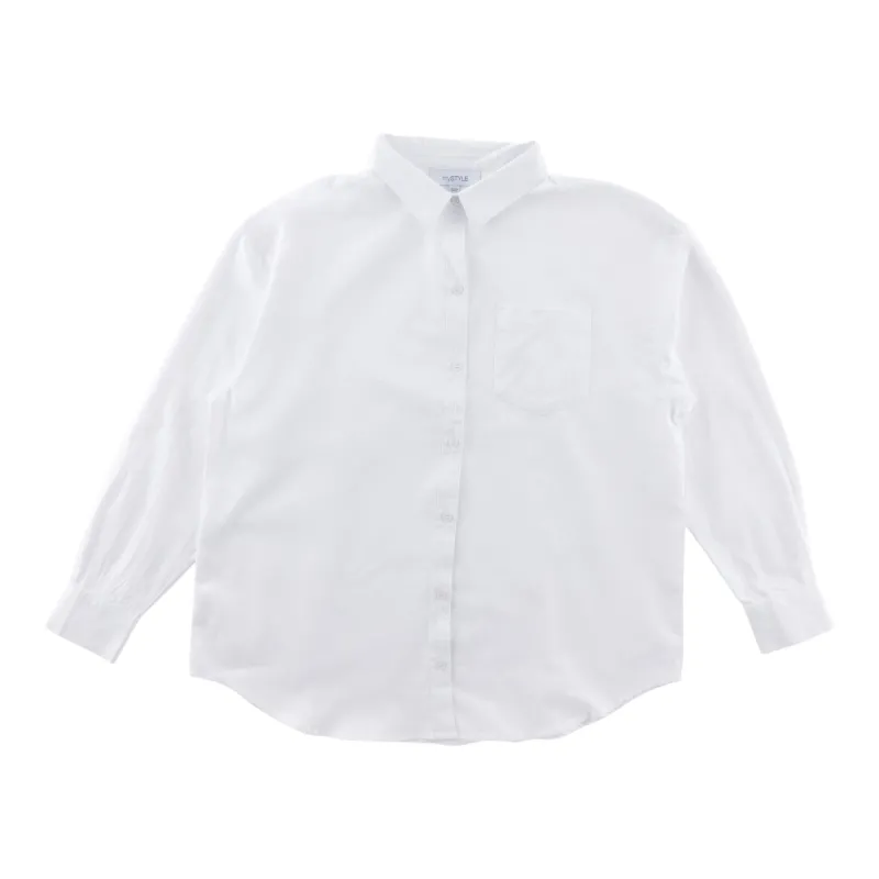 mySTYLE Women's Long Sleeve Boyfriend Cotton Shirt sold by Giant Tiger