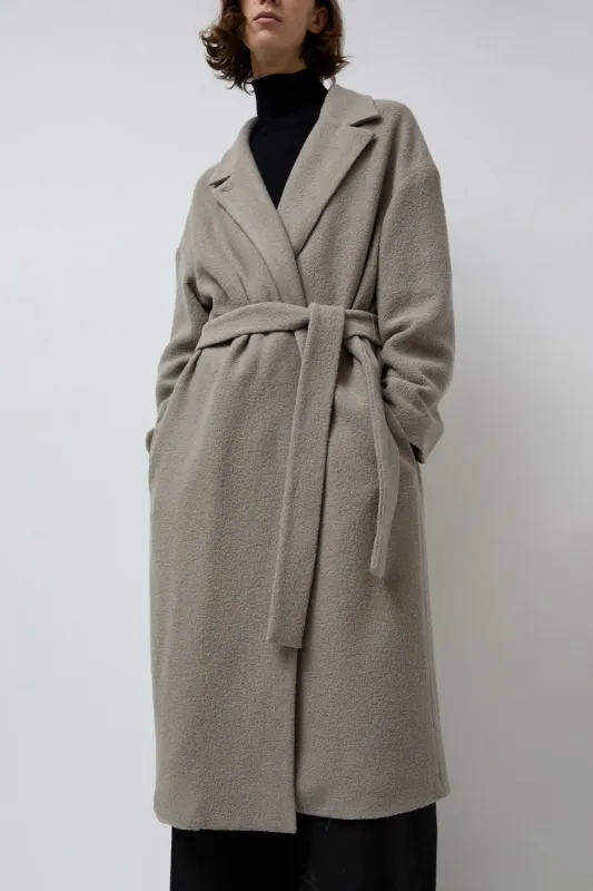 No.6 Ingrid Wrap Coat in Grey sold by No. 6