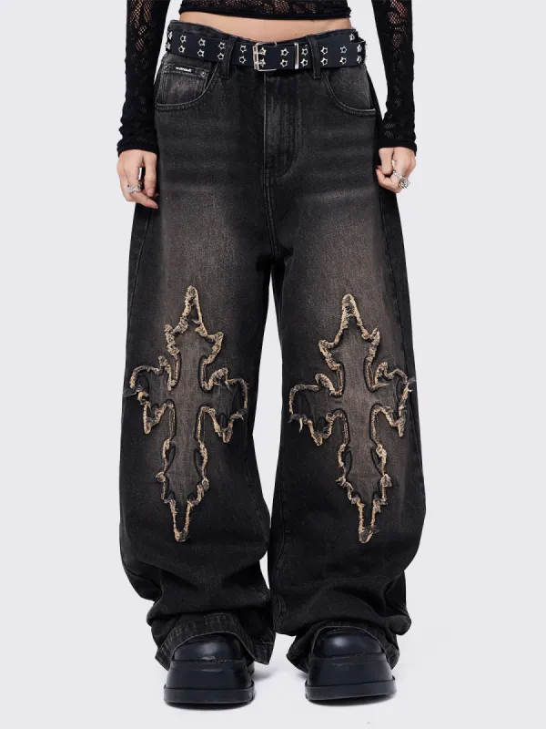 Cryptocross Baggy Jeans sold by Minga London