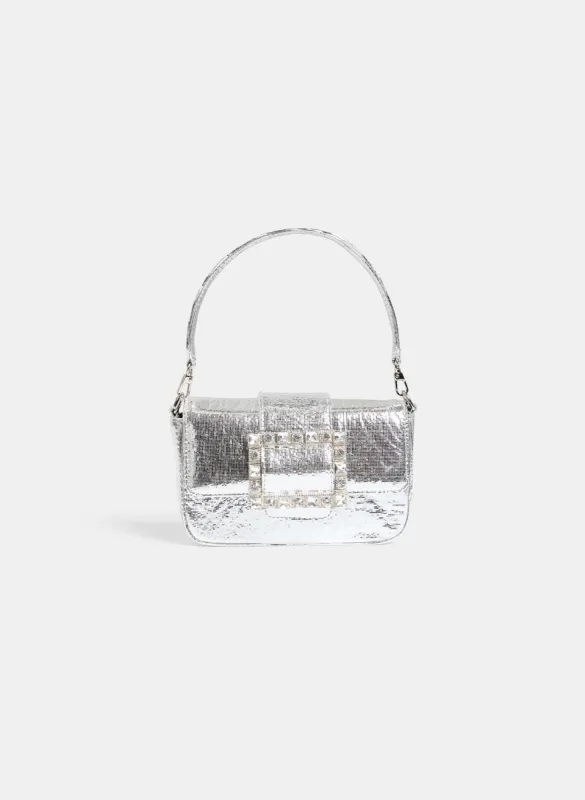 Metallic Buckle Clutch sold by Melanie Lyne