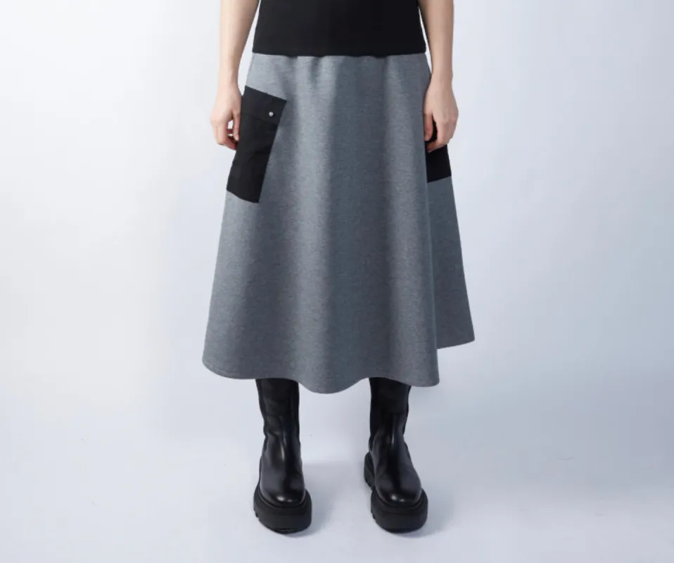Midi Cargo Knit Skirt sold by Folklore Shop