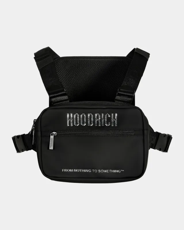 Icarus Chest Bag - Black/Silver sold by Hoodrich