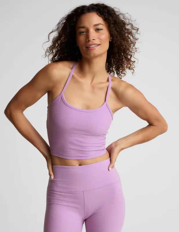 Spacedye Slim Racerback Cropped Tank sold by Beyond Yoga
