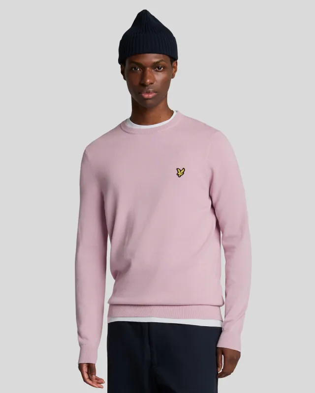 Cotton Crew Neck Jumper sold by Lyle & Scott