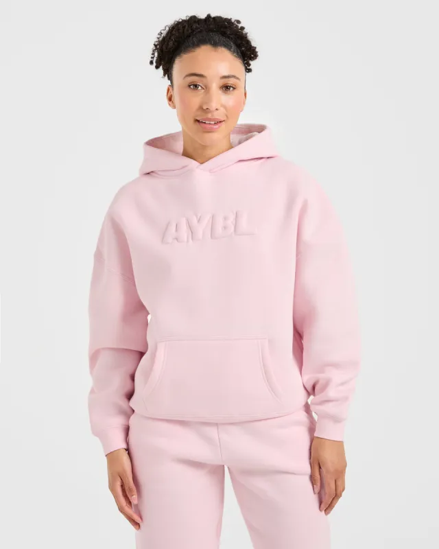 Classic Plush Oversized Hoodie - Pastel Pink sold by AYBL