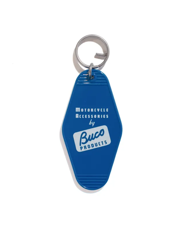 The Real McCoy’s BA24103 Buco Motel Key Ring Blue sold by Lost & Found