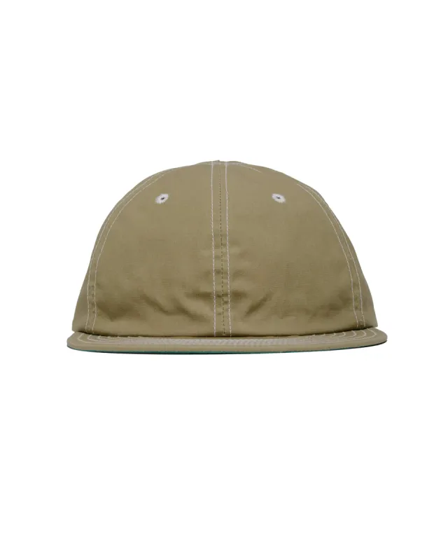 Found Feather Classic 6 Panel Cap British Millerain Waxed Cotton Khaki sold by Lost & Found
