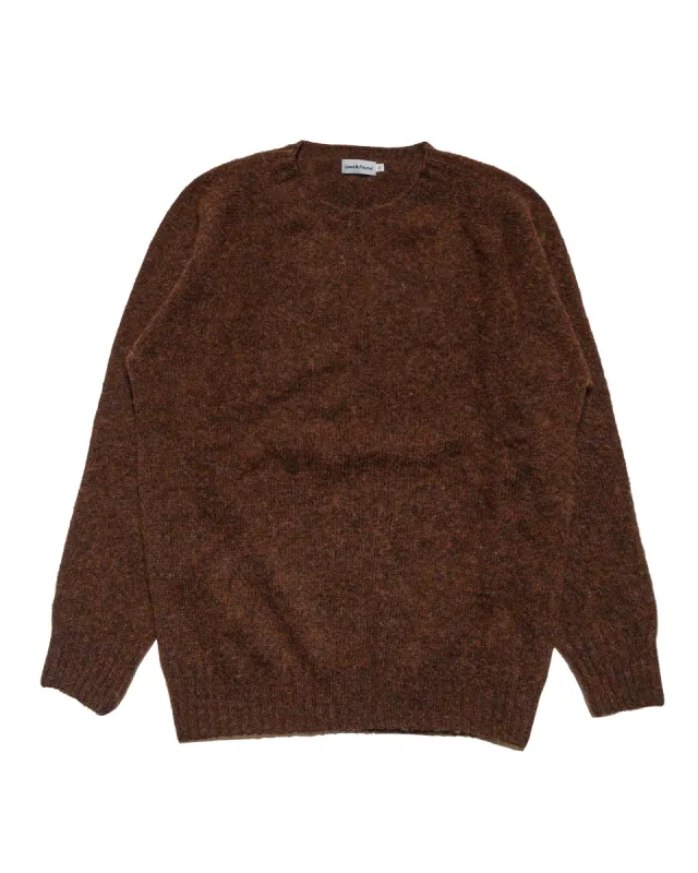 Lost & Found Shaggy Sweater Coffee sold by Lost & Found