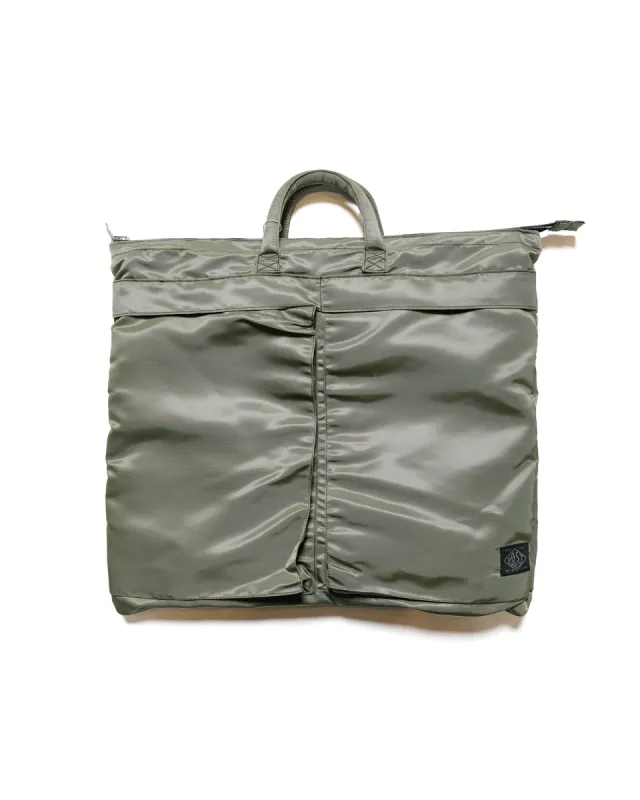 Post O'Alls Reversible Helmet Bag Nylon Twill Olive/Orange sold by Lost & Found