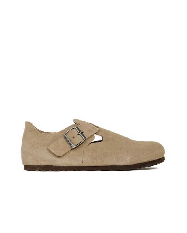 Birkenstock London Taupe Suede sold by Lost & Found