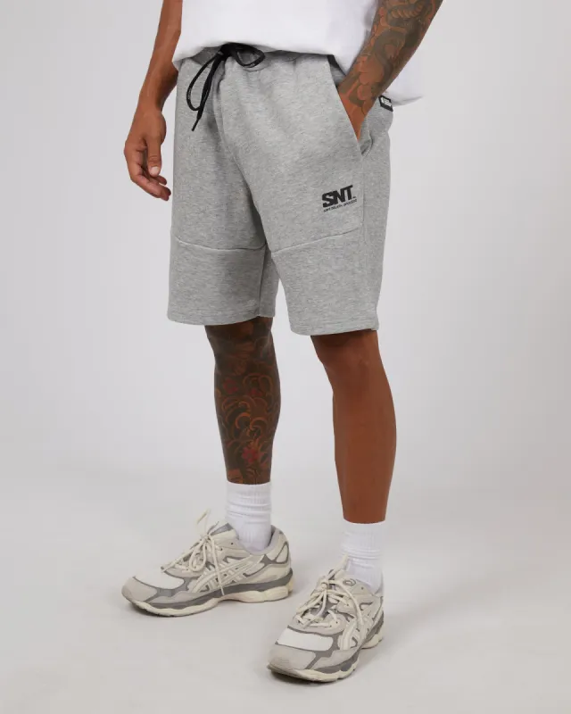 Tech Track Short Grey Marle sold by edge clothing