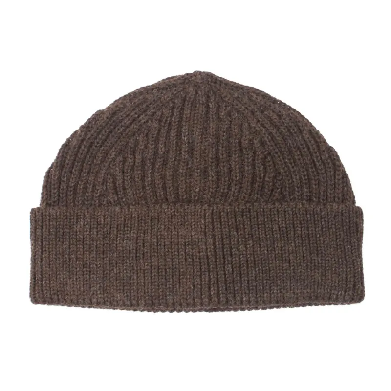 Andersen-Andersen Beanie Short Natural Brown sold by Lost & Found