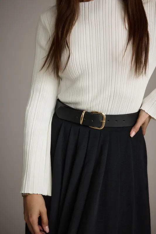 Jackie Gold Buckle Belt sold by 12th Tribe