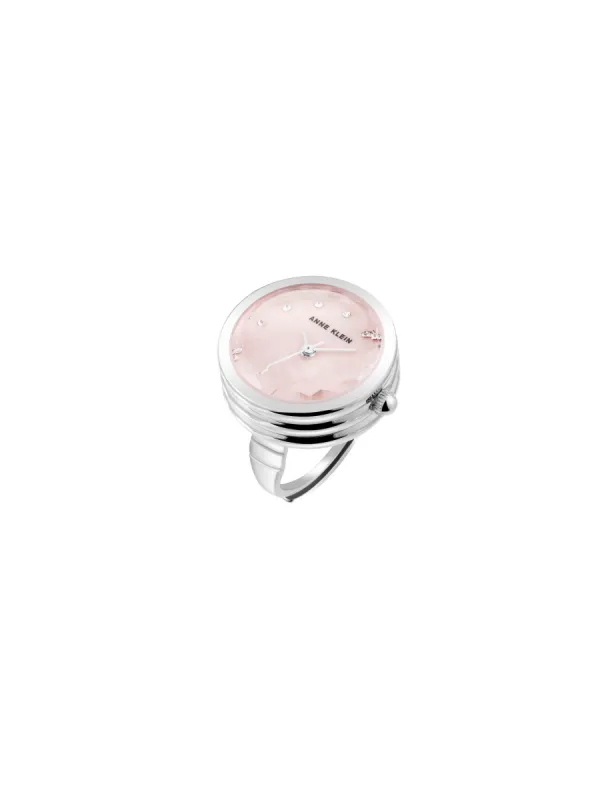 Faceted Crystal Ring Watch sold by Anne Klein