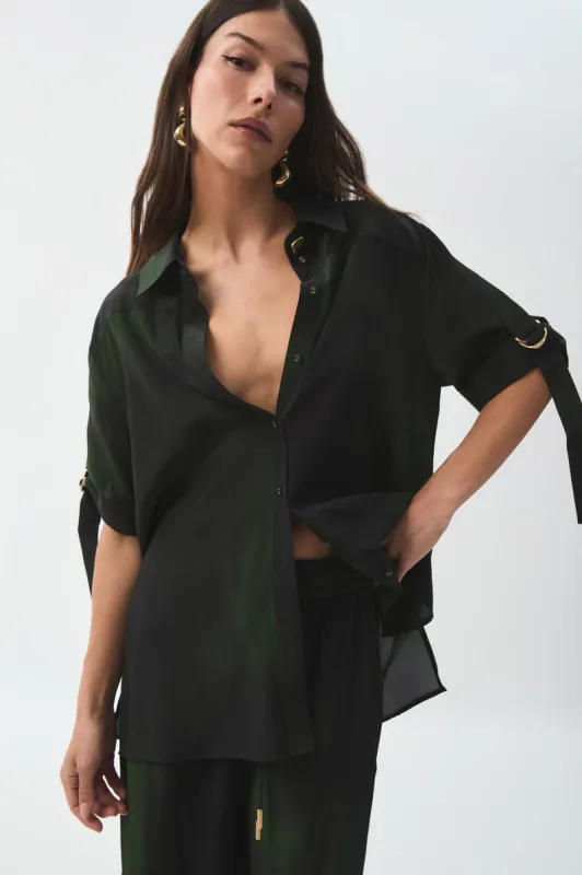Glaze Silk Shirt sold by Aje