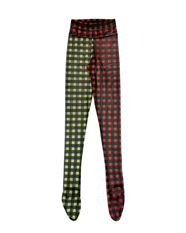 Plaid Mesh Leggings sold by Chopova Lowena