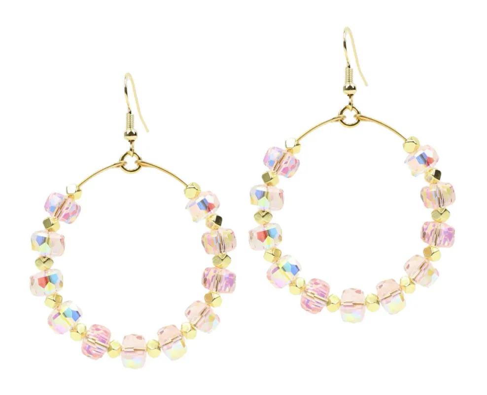 The Chloe Earring - Party Pink sold by Bourbon and Bowties