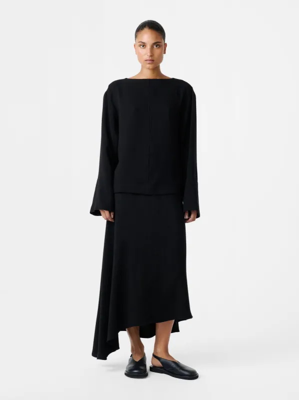 Eorsa Top in Black sold by Studio Nicholson