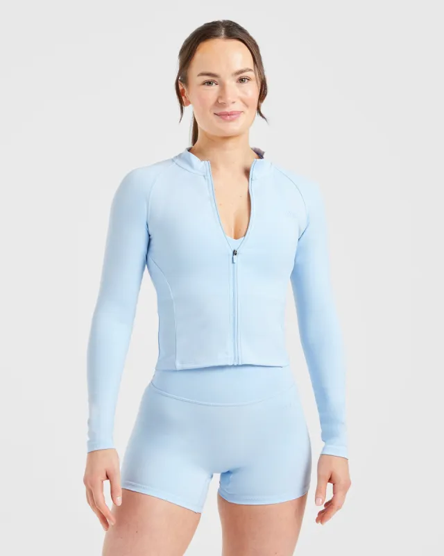 Staple Zip Jacket - Pastel Blue sold by AYBL