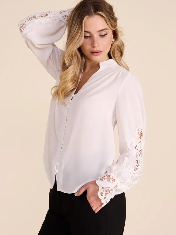 Button-Up Blouse sold by Suzy Shier