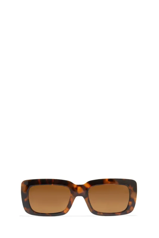 Kaylah Sunglasses - Tortoise sold by Miss Lola