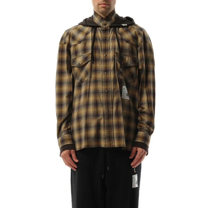 Sweat Hoodie L/S Shirt in Beige sold by MARAIS