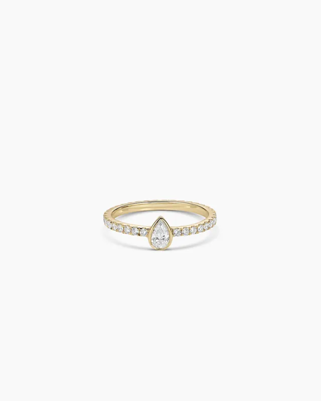 Lab Grown Diamond Pear Eternity Ring sold by Gorjana