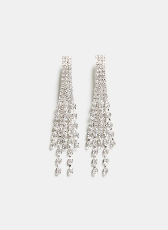 Cubic Zirconia Front Back Earrings sold by Melanie Lyne