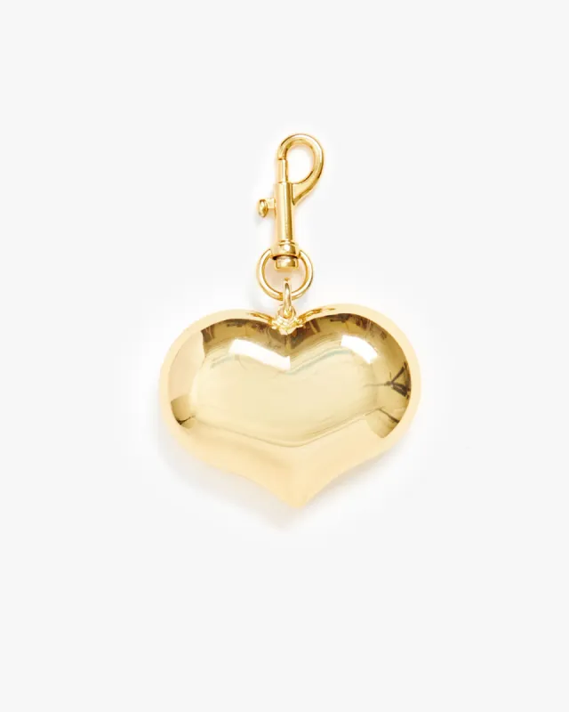 Grande Mylar Heart Fob sold by Clare Vivier