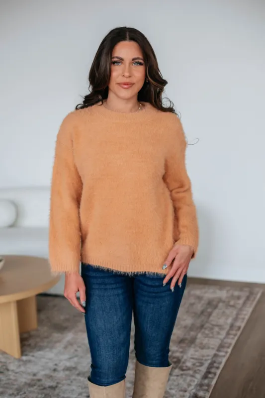 Everly Sweater - Light Camel sold by Wild Oak Boutique