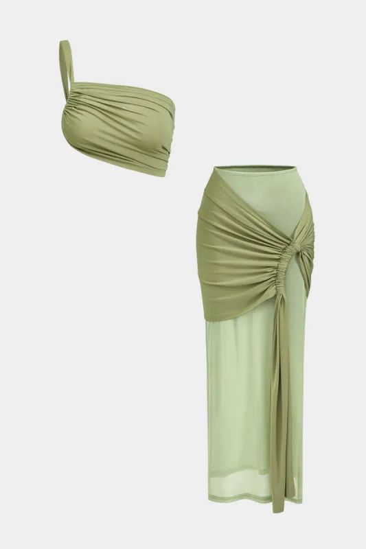 RUCHED CAMI TOP AND NURTT SET sold by Micas