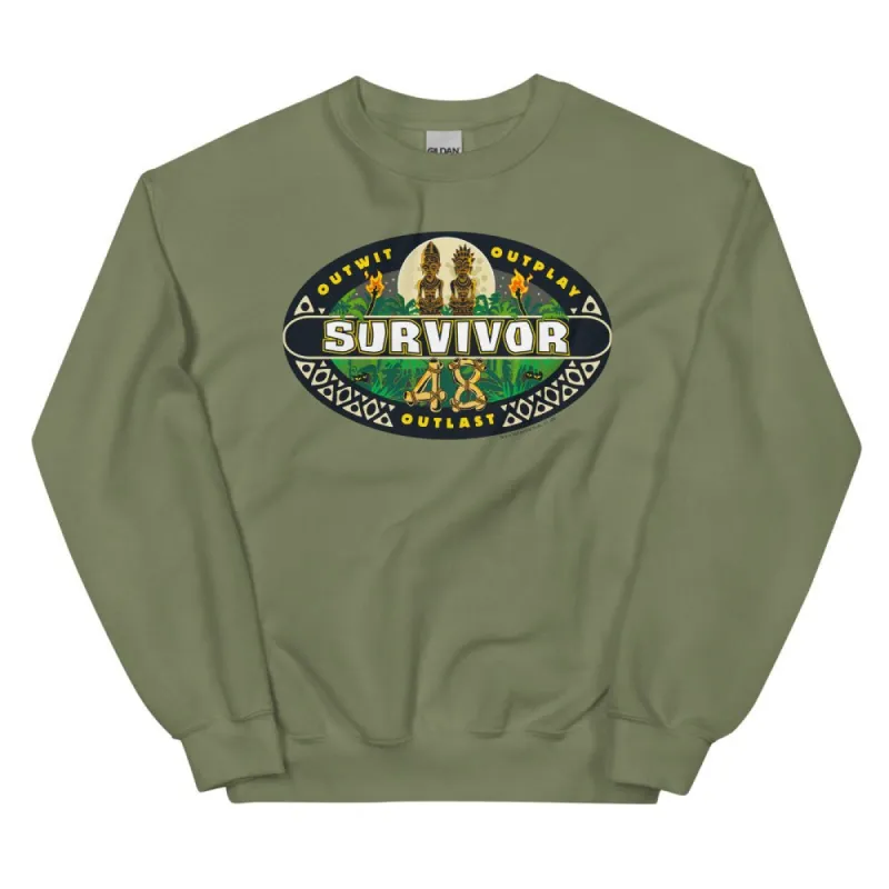Survivor Season 48 Logo Unisex Crewneck Sweatshirt sold by Paramount Shop